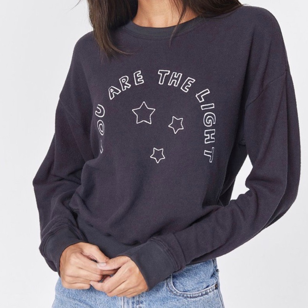 Spiritual Gangster You Are Light Malibu Crew Neck